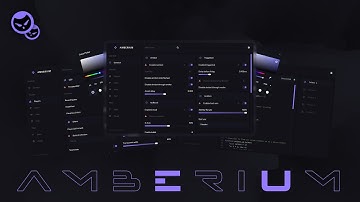 GUI MENU | AMBERIUM | (ETHEREAL ENGINE)