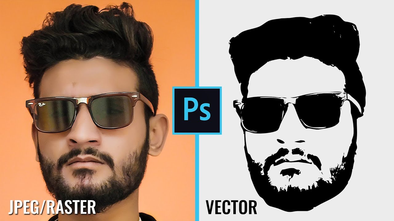 How To Convert Image Into Vector In Photoshop Youtube