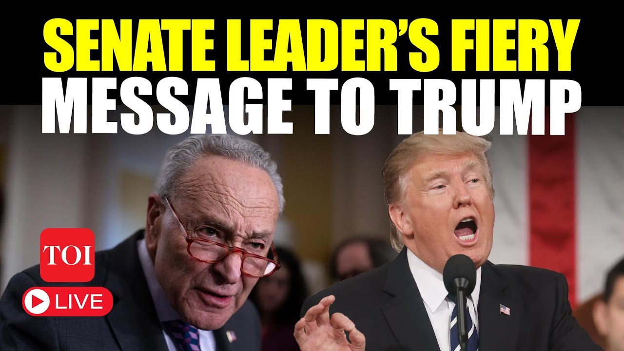 LIVE | Senate Minority Leader Chuck Schumer Blasts Trump’s Federal Funding Pause | Trump Latest News