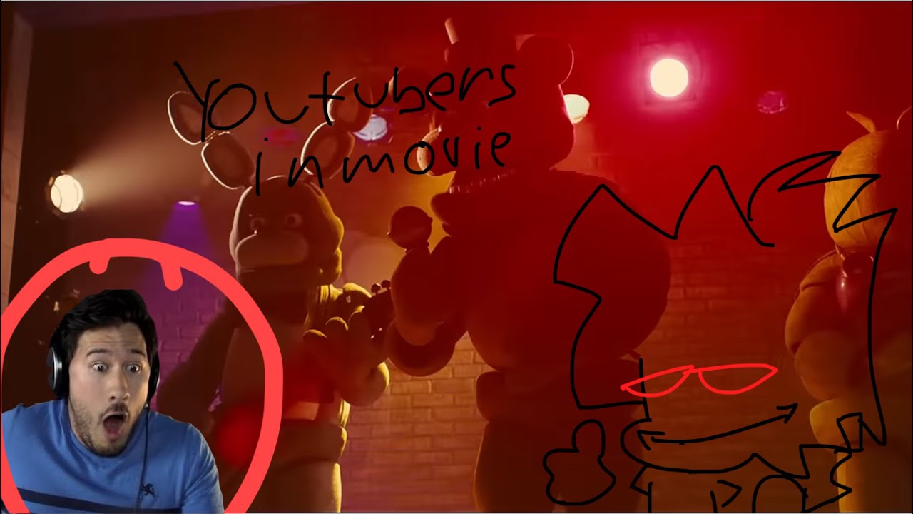 All YouTubers in fnaf movie trailer - YouTube