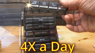 Auvon/4 a day pill organizer!