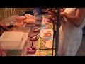 祭りの屋台『らくがきせんべい』　２００円です。　Rakugai Senbei　Festival of Japan