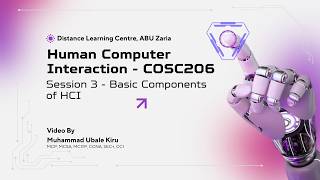 Human Computer Interaction HCI - Tutorial Session 3