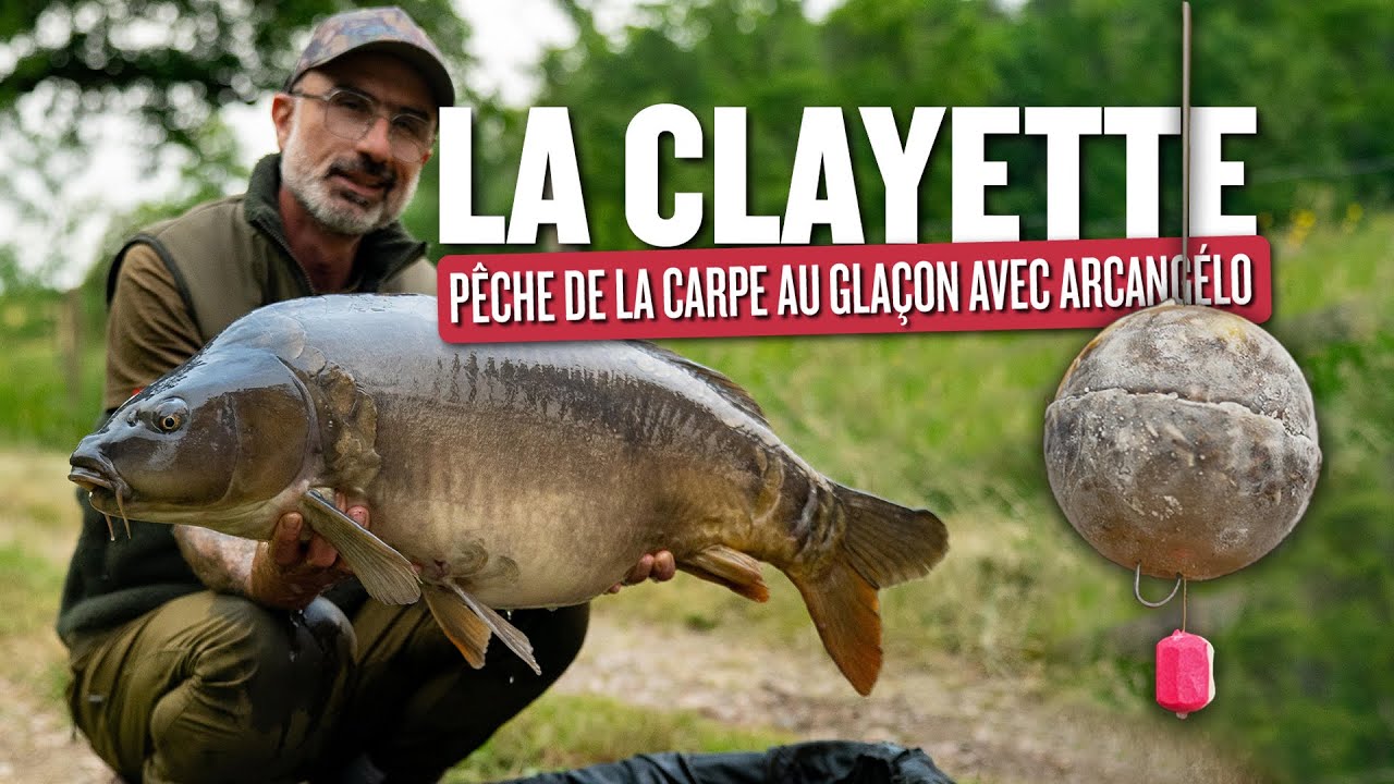 LA CLAYETTE : PÊCHE DE LA CARPE AU GLAÇON AVEC ARCANGÉLO !!