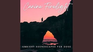 Zen Firelight Dog Serenity