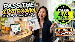 How I Passed the CPA Exam Studying Only 1 Hour a Day (First Try)