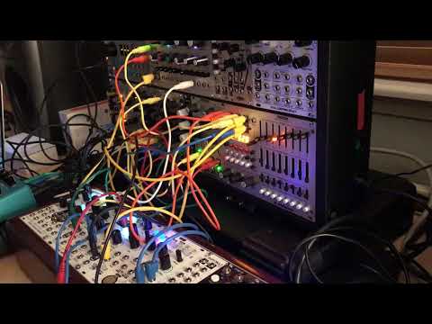 Eurorack Modular MI Elements and 4ms Tapographic Delay