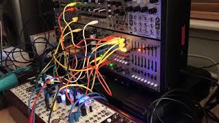 Eurorack Modular MI Elements and 4ms Tapographic Delay