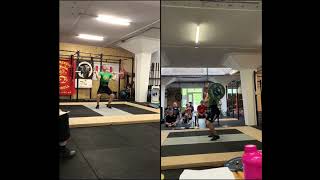 Clean and jerk 99kg at 78,2kg bw