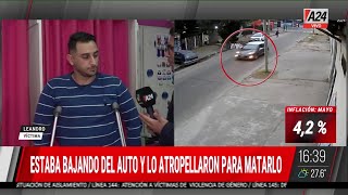 Villa del Parque: le tiraron el auto encima para matarlo
