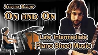 On and On (Stephen Bishop) Late Intermediate Piano Sheet Music (Arr. by Jennifer Eklund)