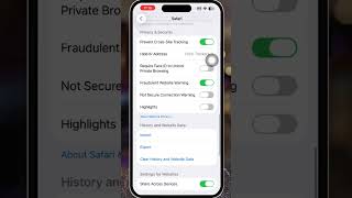 How to Clear Safari History on iPhone #shorts