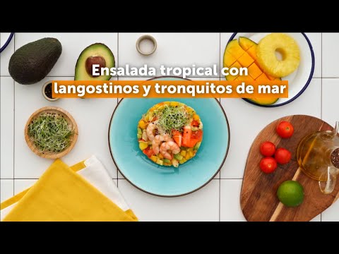Ensalada tropical con