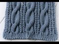 How to knit a cable scarf