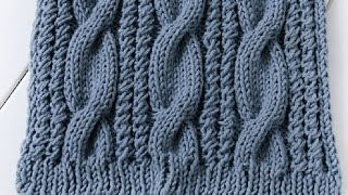 How to knit a cable scarf