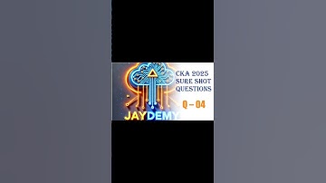 CKA exam question #cka #kubernetes #exam #realtime #live #experiment #cloud #ai #ml #trending