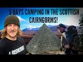 5 days wild camping  in the scottish cairngorms hiking the royal bothy anker solixc1000 giveaway