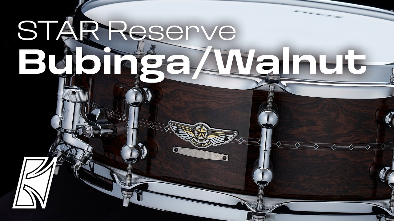 STAR Reserve Bubinga/Walnut Snare Drum featuring Cordia Outer Ply