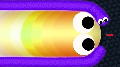 Slither.io Tiny Troll Snake vs Giant Noob Snakes - Epic Slitherio Gameplay