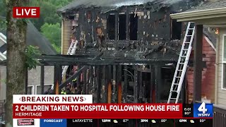 Hermitage house fire
