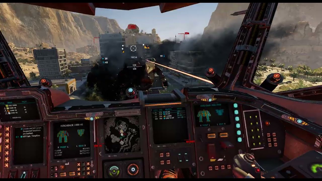 MechWarrior 5:  Mercenaries VR mod Test