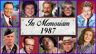 In Memoriam 1987: Famous Faces We Lost in 1987