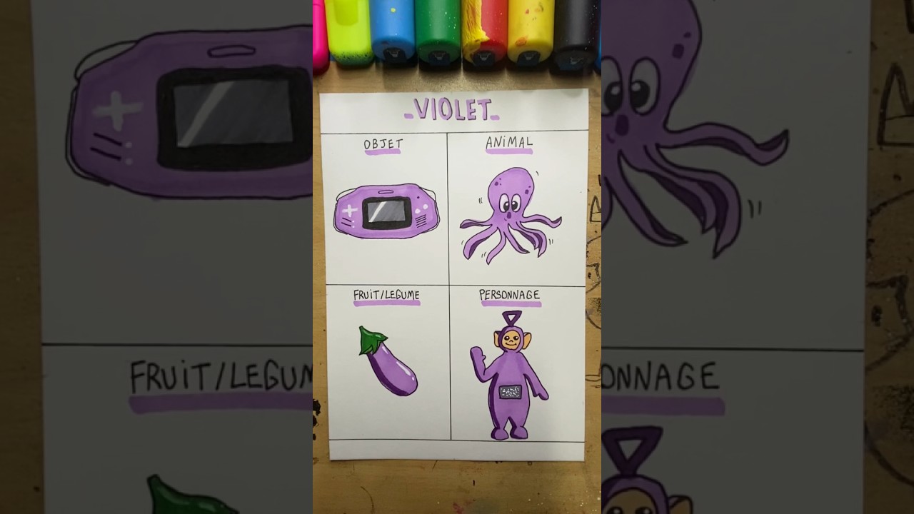 T’as pensé à quel animal en violet toi ? 🟣🐙 