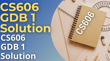 Cs606 GDB 1 Solution | CS606 GDB 1 100% Correct Solution By VU BWN | CS606 GDB Soluiton | CS606 gdb