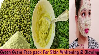 Moong Dal Face pack For Acne, pimples Removal And Get Skin Whitening, Glowing Skin
