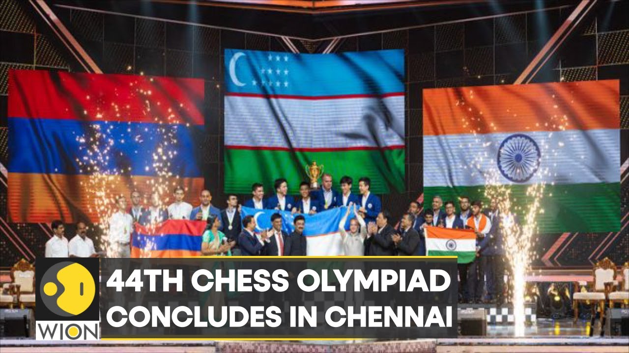 And they are the Champions  Team Uzbekistan is the winner of the 44th Chess  Olympiads 2022 