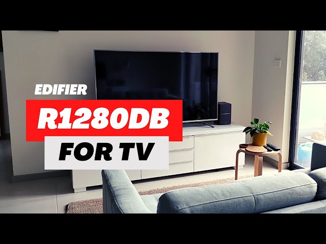 Edifier R1280DB Used as TV Speakers class=