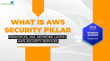 What is AWS Security Pillar: Principles, IAM, Network layer | AWS Security Services | K21 Academy