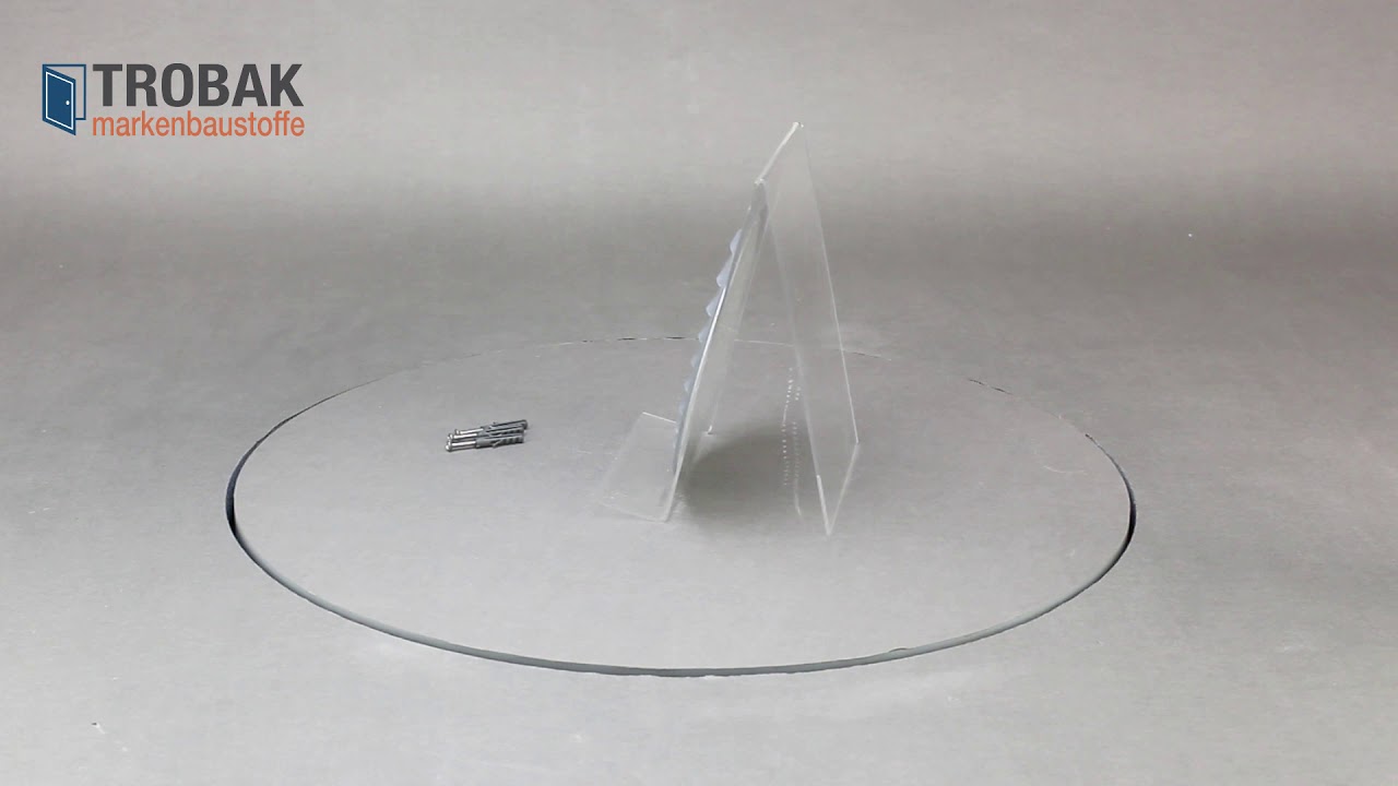 Lüftungsgitter Durchmesser 165mm Metall verzinkt Trobak 7103298019716