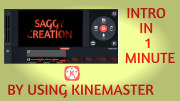 Make Intro In 1 Minute || Intro In Kinemaster || Smoke Intro || New 2020 Intro