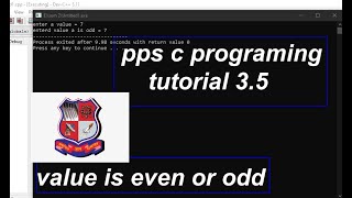 Write C Program To Find Out The Given Number Is Even Or Odd. C Programing Tutorial 3.5