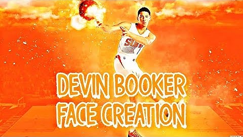 DEVIN BOOKER FACE CREATION TUTORIAL NBA 2K20