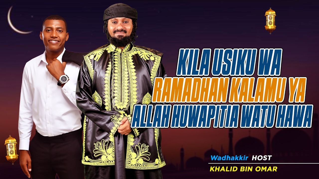 🔴 #LIVE: | Kila usiku wa Ramadhaan Kalamu ya Allah huwapitia Wayu hawa -  Wadhakkir Special