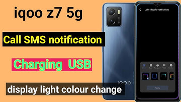 Iqoo z7 me dynamic effect ki setting kaise kare | how to set dynamic effect setting in iqoo z7