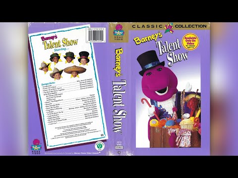 Barney's Talent Show [1996] - 1996 VHS Release (Canadian Release)