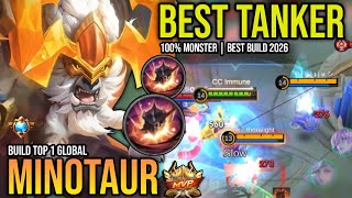 MINOTAUR BEST BUILD 2026 | BUILD TOP 1 GLOBAL MINOTAUR GAMEPLAY | MOBILE LEGENDS✓