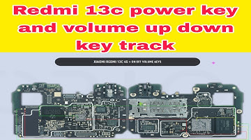 Redmi 13c power key and volume up down key all track @techmobile0071