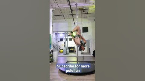 Gargoyle to unicorn intermediate Pole tricks combo : male Pole dancer : pole fitness : pole sport