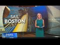 "Red Arrows" perform flyover above Boston