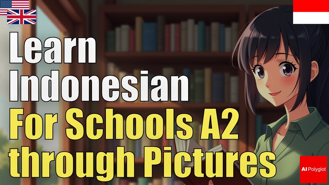 Learn Indonesian for School A2 through Pictures | Natural Listening | Must-Know