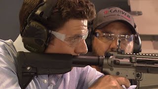 WATCH: Vic Micolucci testing firearms