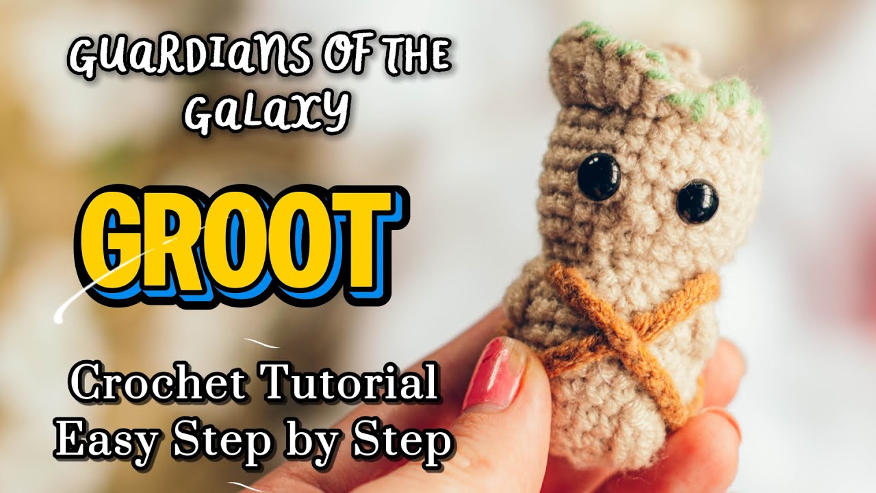 guardians groot amigurumi pattern