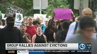 Hundreds protest in New Haven over eviction notices they say were retaliation