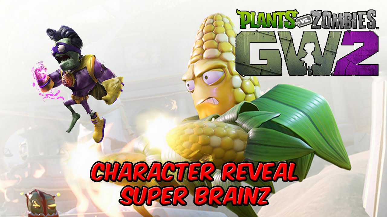 Plants Vs Zombies Garden Warfare 2 Character Reveal Super Brainz E3 ...