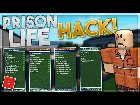 Omg Prison Life V2 0 2 Mod Menu Hack Admin Hack Roblox Hack Exploit Working 2018 Youtube - mod menu on roblox prison life on a laptop