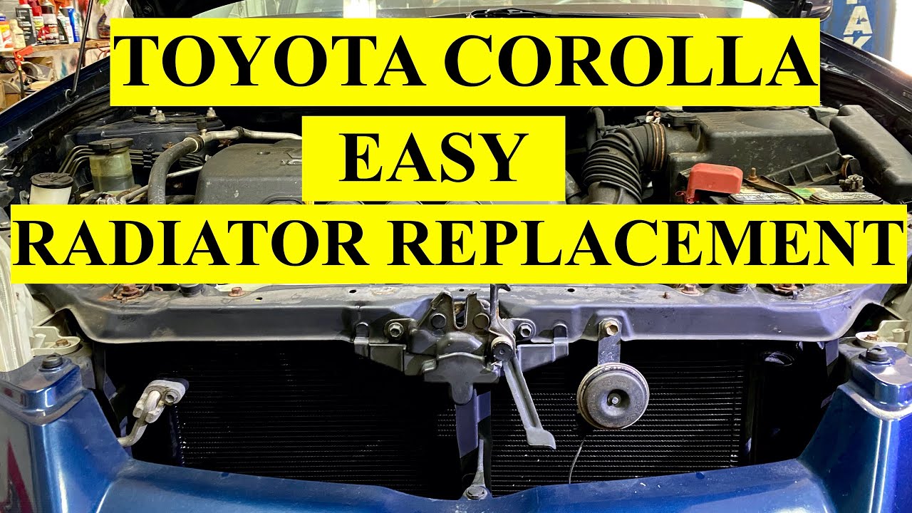 Simple Radiator Replacement on Toyota Corolla, Matrix 1.8L - Step-By
